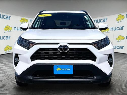 White 2021 Toyota RAV4 XLE