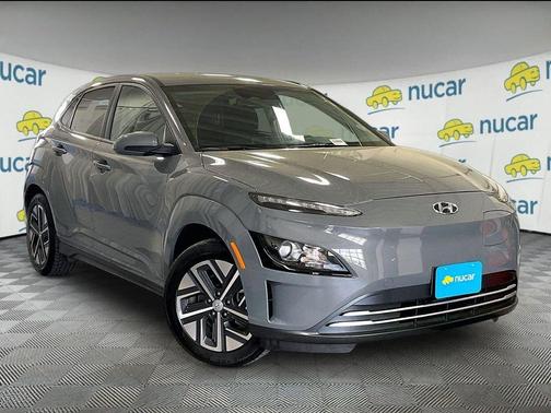Gray 2023 Hyundai KONA EV SE