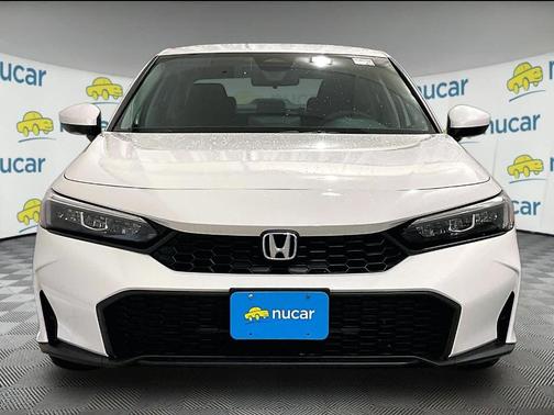 White 2025 Honda Civic LX