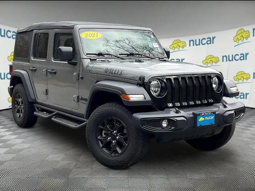Gray 2021 Jeep Wrangler Unlimited Sport