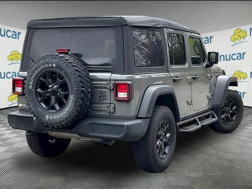 Gray 2021 Jeep Wrangler Unlimited Sport