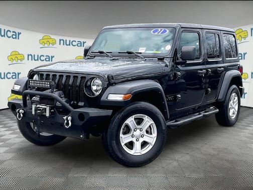 Black Clearcoat 2021 Jeep Wrangler Unlimited Sport