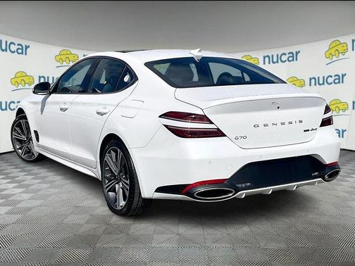White 2025 Genesis G70 3.3T Sport Advanced