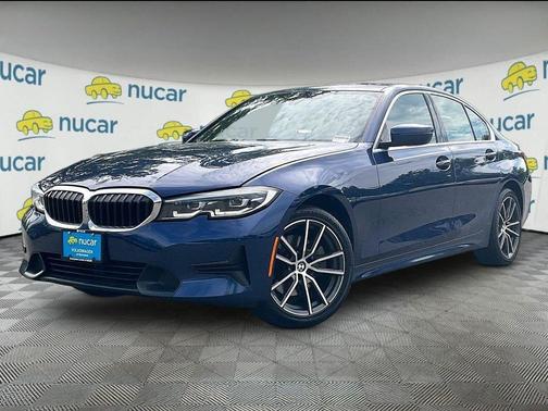Blue 2019 BMW 330 i xDrive