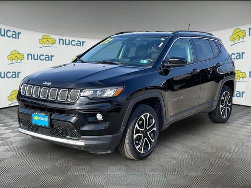 Black 2022 Jeep Compass Limited