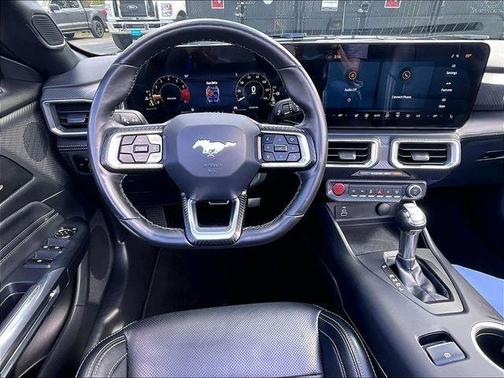 Black 2025 Ford Mustang EcoBoost Premium