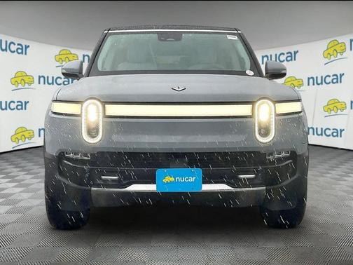 Glacier White 2023 Rivian R1S Adventure Quad Motor Large Pack