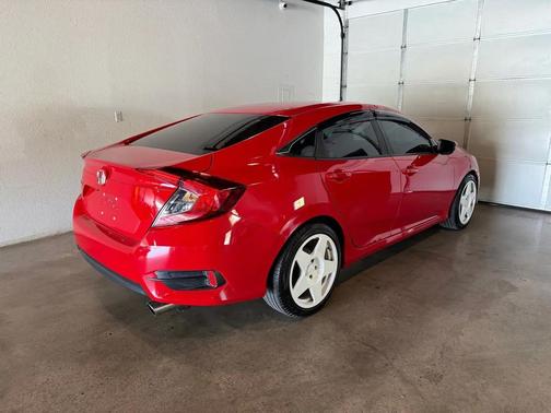 Red 2017 Honda Civic LX