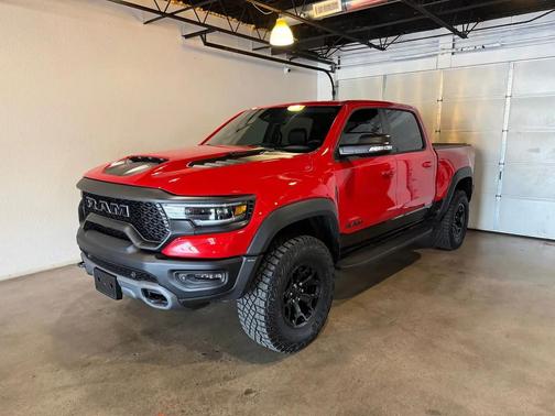 Red 2021 RAM 1500 TRX