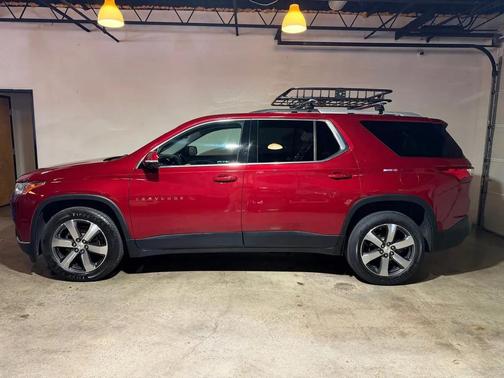 Red 2018 Chevrolet Traverse LT Leather