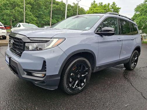 Sonic Gray Pearl 2025 Honda Passport AWD Black