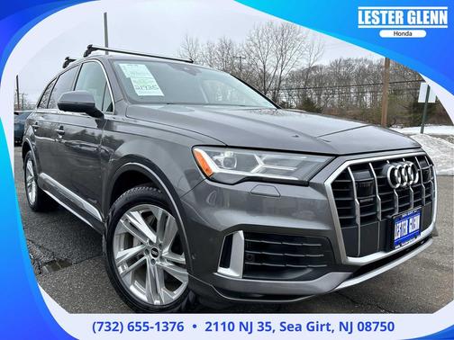 Samurai Gray Metallic 2021 Audi Q7 55 Premium Plus