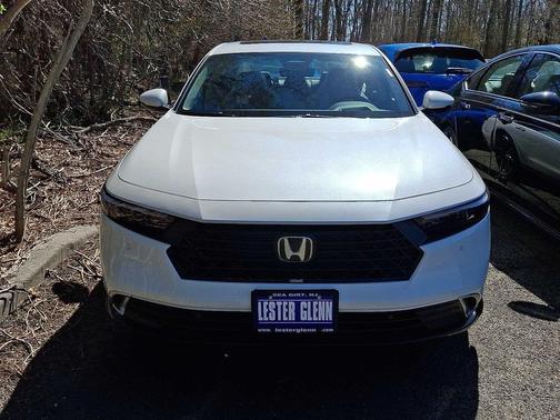 Platinum White Pearl 2026 Honda Accord Hybrid Touring