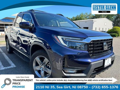 Obsidian Blue Pearl 2022 Honda Ridgeline RTL-E