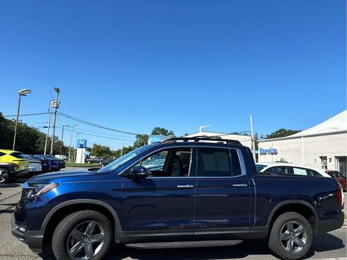 Obsidian Blue Pearl 2022 Honda Ridgeline RTL-E