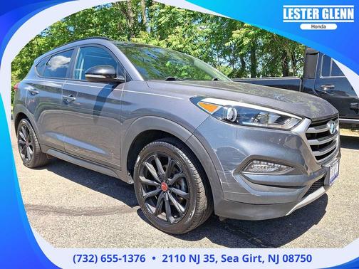 Coliseum Gray 2017 Hyundai TUCSON Night