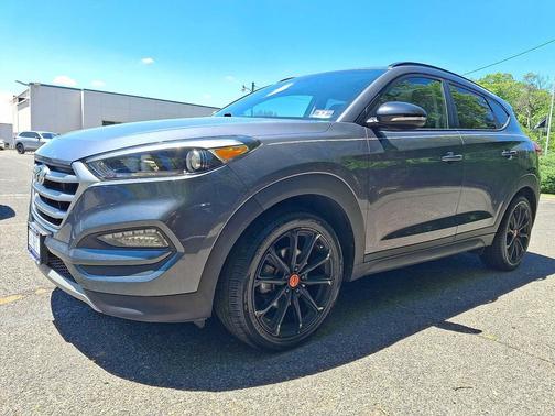Coliseum Gray 2017 Hyundai TUCSON Night