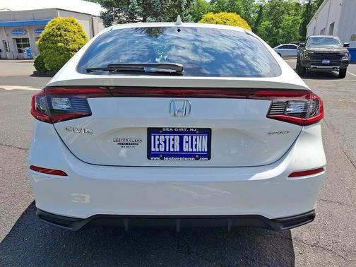 Platinum White Pearl 2024 Honda Civic Sport