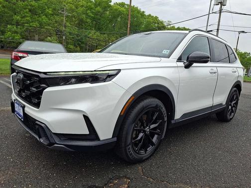 Platinum White Pearl 2023 Honda CR-V Hybrid Sport AWD