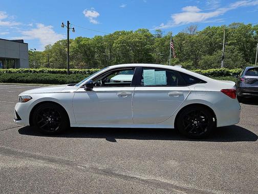 Platinum White Pearl 2024 Honda Civic Sport