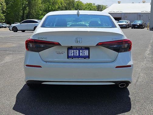 Platinum White Pearl 2024 Honda Civic Sport