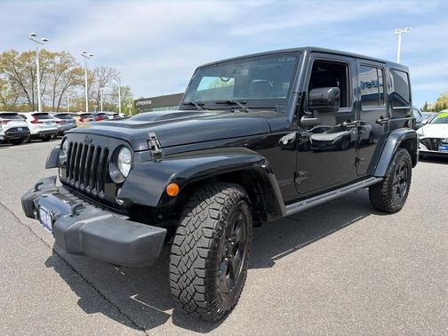 Black Clearcoat 2015 Jeep Wrangler Unlimited Altitude