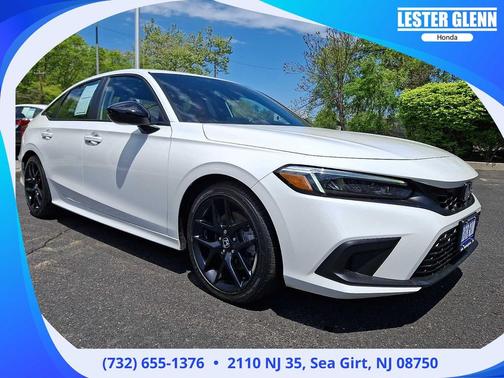 Platinum White Pearl 2023 Honda Civic Si Base