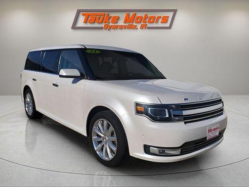 White Platinum Clearcoat Metallic 2014 Ford Flex Limited