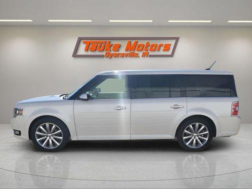 White Platinum Clearcoat Metallic 2014 Ford Flex Limited