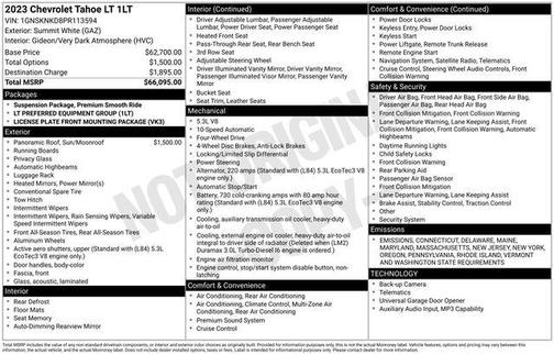 2023 Chevrolet Tahoe LT