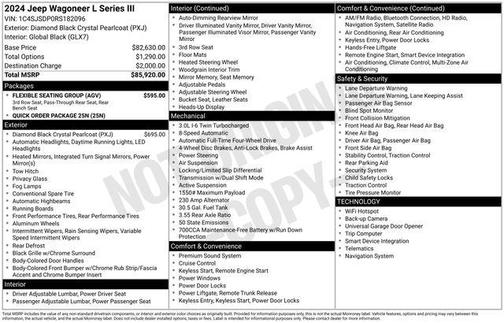 2024 Jeep Wagoneer L Series III 4x4