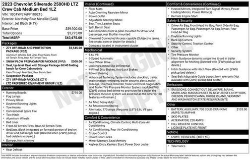 2023 Chevrolet Silverado 2500 LTZ
