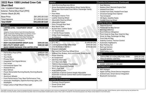 2022 RAM 1500 Limited