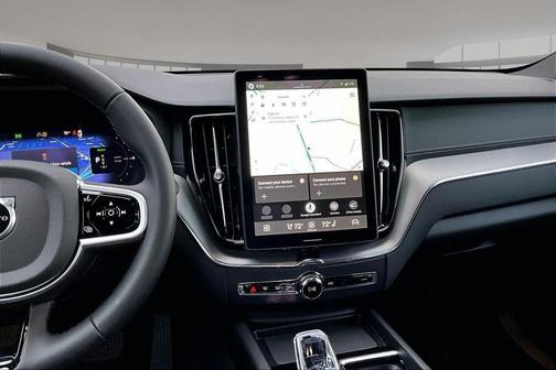 Denim Blue Metallic 2026 Volvo XC60 Plug-In Hybrid Black Edition Ultra, T8 AWD Electric/Gasoline, Dark