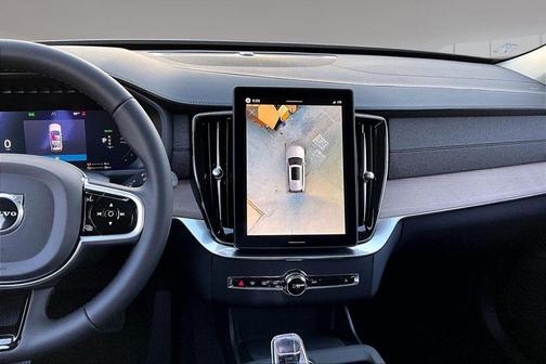Aurora Silver 2026 Volvo XC90 Plug-In Hybrid Plus, T8 AWD, Electric/Gasoline, Bright, 7 Seats