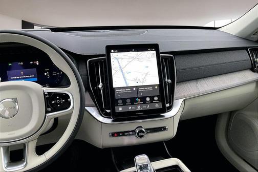 Denim Blue Metallic 2026 Volvo XC90 Plug-In Hybrid Ultra, T8 AWD, Electric/Gasoline, Bright, 7 Seats