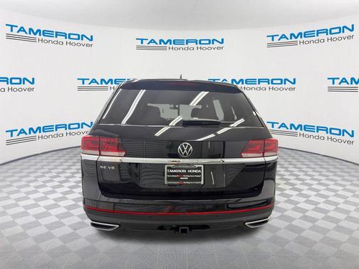 Deep Black Pearl 2022 Volkswagen Atlas 3.6L SE w/Technology