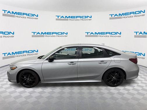 Solar Silver Metallic 2025 Honda Civic Sport