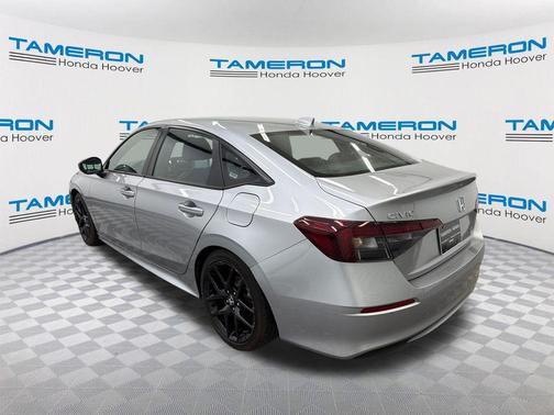 Solar Silver Metallic 2025 Honda Civic Sport