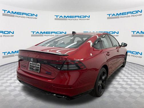 Radiant Red Metallic 2026 Honda Accord Hybrid Sport-L