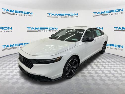 Platinum White Pearl 2026 Honda Accord Hybrid Sport