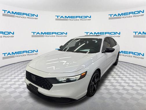 Platinum White Pearl 2023 Honda Accord Hybrid Sport