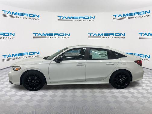Platinum White Pearl 2026 Honda Civic Hybrid Sport