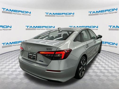 Solar Silver Metallic 2026 Honda Civic Hybrid Sport Touring