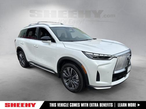 Radiant White 2026 INFINITI QX60 Luxe