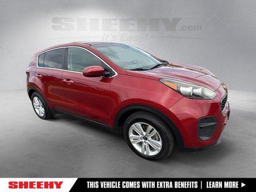 Red 2017 Kia Sportage LX