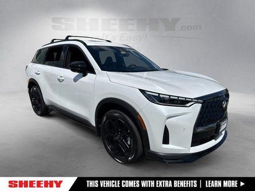 Radiant White 2026 INFINITI QX60 SPORT