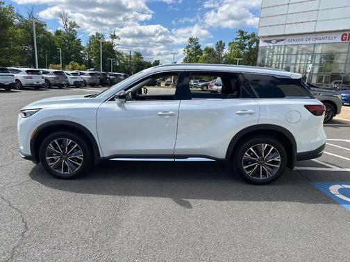 Radiant White 2026 INFINITI QX60 Luxe