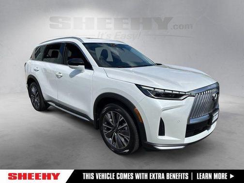 Radiant White 2026 INFINITI QX60 Luxe