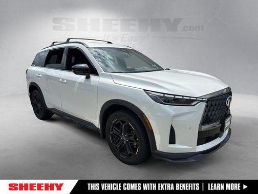 Radiant White 2026 INFINITI QX60 SPORT